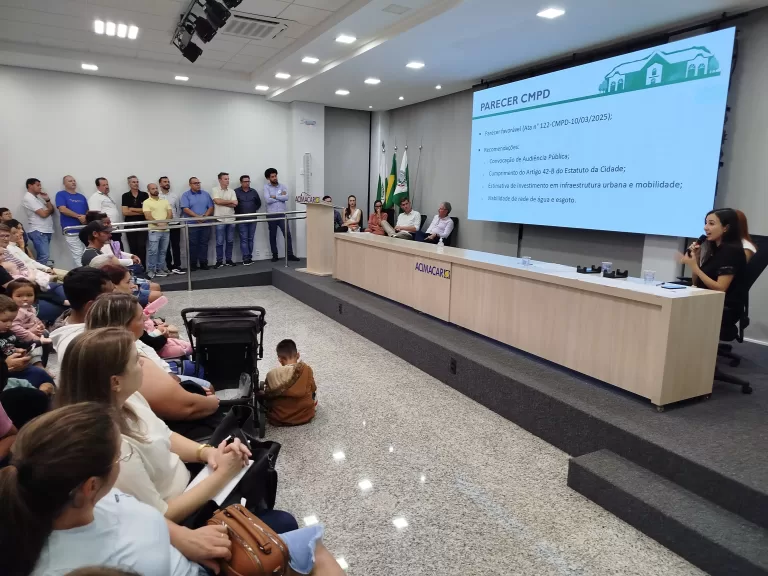 População aprova ampliação do perímetro urbano para construção de moradias populares em Marechal Rondon