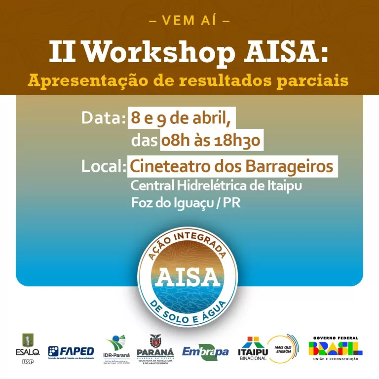 Evento apresenta pesquisas sobre solo, água, clima, florestas e sistemas de produção vegetal e animal