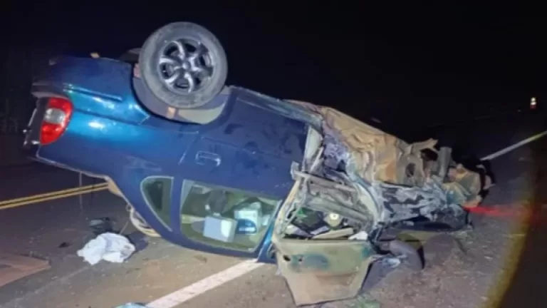 Idoso morre e cinco pessoas ficam feridas em acidente em Itaipulândia