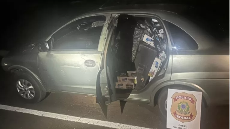 PF prende motorista com cigarros contrabandeados em Itaipulândia