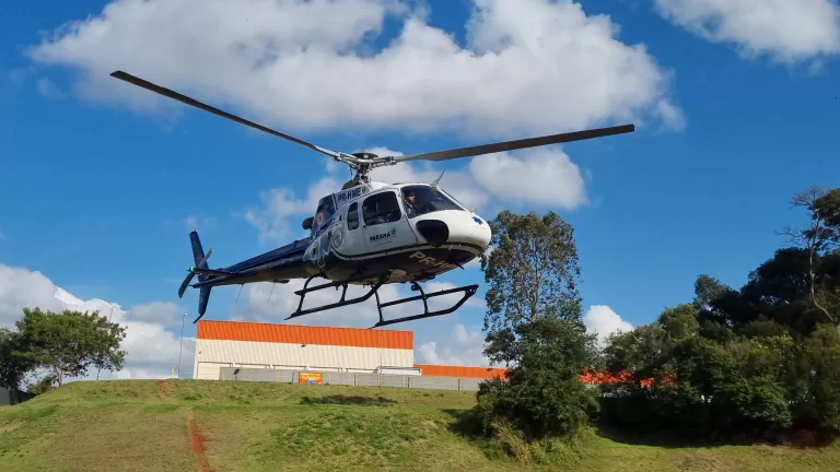 Vítima de infarto é transferido de Marechal para Cascavel de helicóptero
