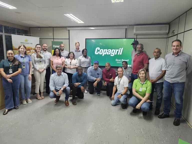 Copagril recebe Comitiva Técnica da Guiana para troca de experiências sobre produção agropecuária