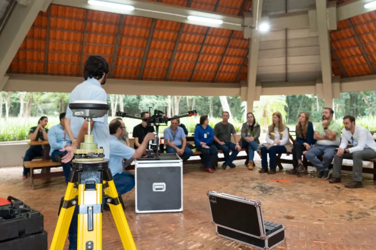 Itaipu e Embrapa participam de treinamento de coleta de dados com sensoriamento remoto