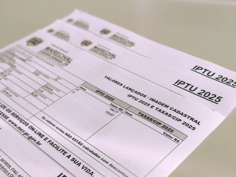 IPTU e Alvará com 8% de desconto à vista devem ser pagos até segunda-feira