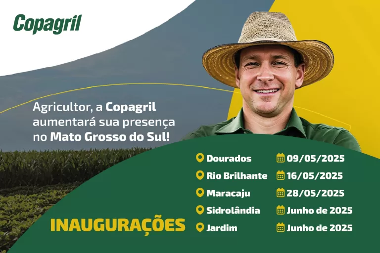 Copagril inicia série de inaugurações no Mato Grosso do Sul