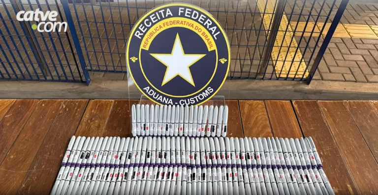 Homem é detido com 126 canetas emagrecedoras no Aeroporto de Foz do Iguaçu