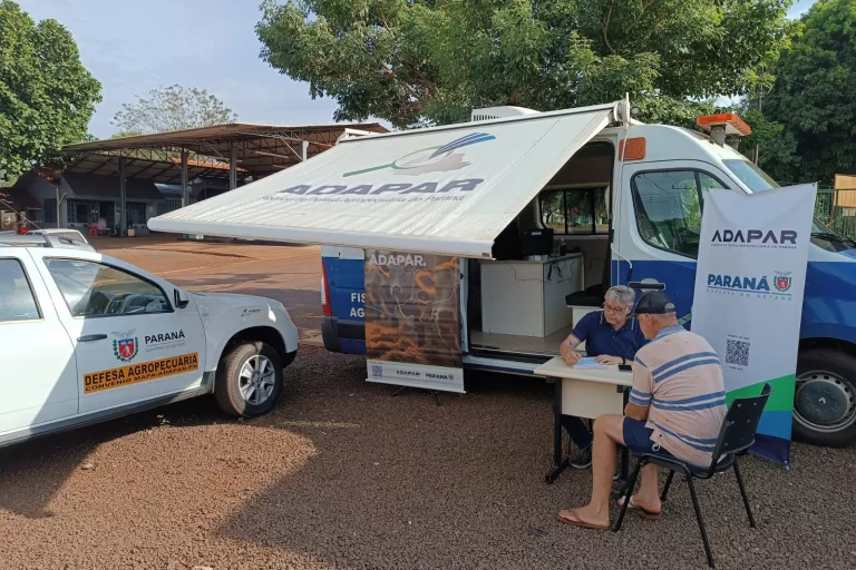 Com unidade móvel, Adapar facilita atualização de rebanhos em Marechal Rondon