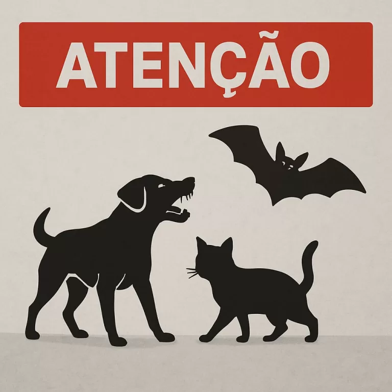 Secretaria de Saúde de Marechal Rondon emite alerta sobre aumento de acidentes com cães, gatos e morcegos