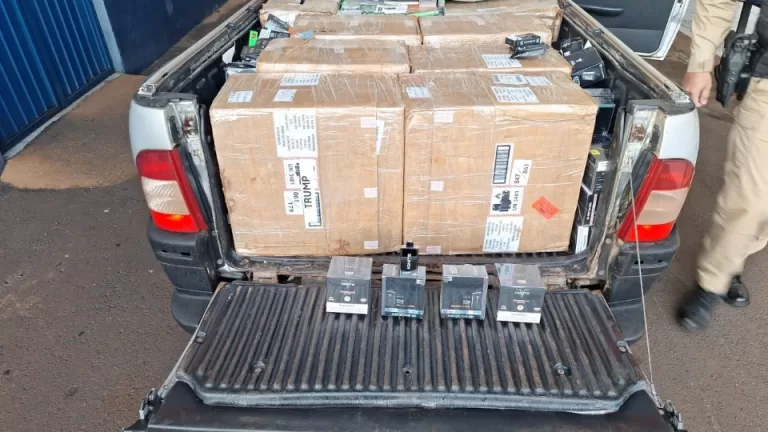 Cerca de 2 mil cigarros eletrônicos são apreendidos em Santa Tereza do Oeste