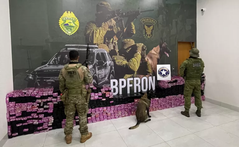 Operação conjunta apreende mais de uma tonelada de maconha em Umuarama