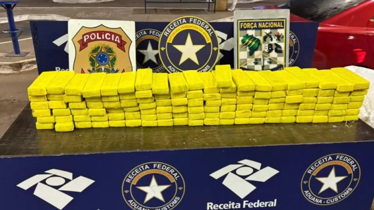 Receita Federal apreende mais de 100 quilos de maconha na Ponte da Amizade