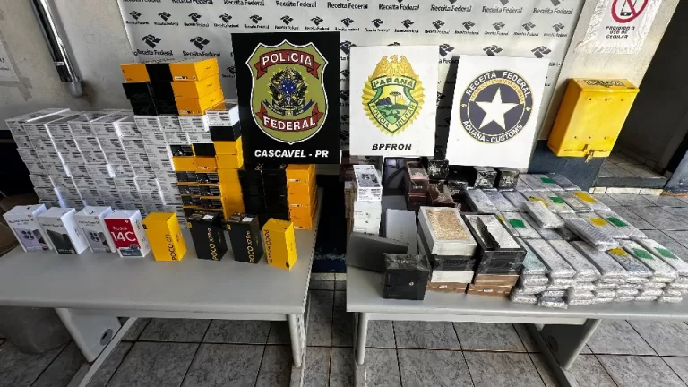 Carga milionária de eletrônicos é apreendida em Cascavel