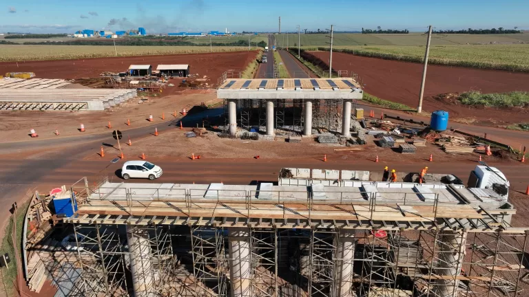 Obras do contorno viário de Palotina chegam a 58%