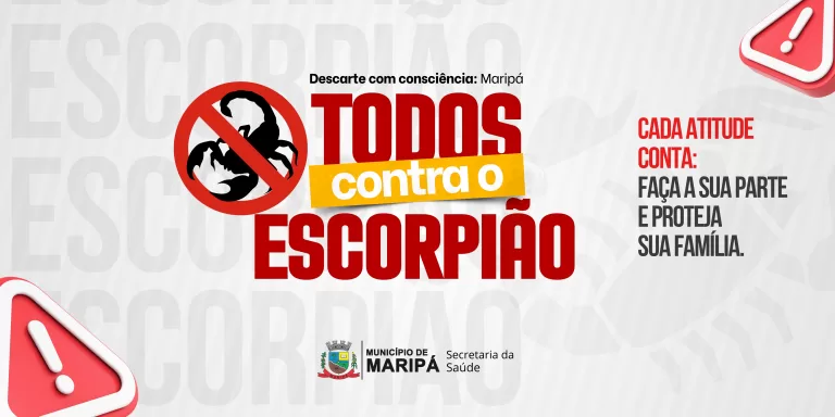 Prefeitura de Maripá lança campanha de combate ao escorpião