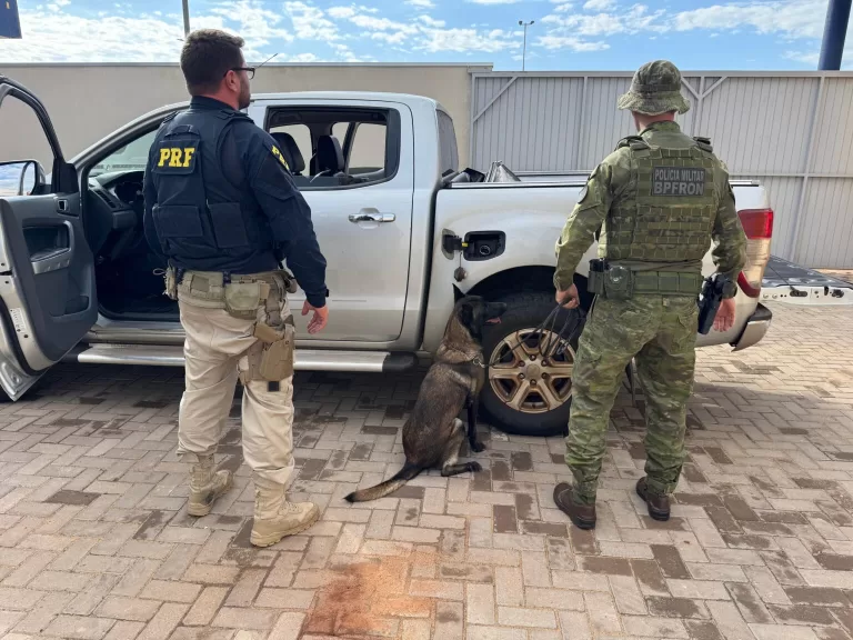 PRF e BPFron apreendem quase 50 quilos de pasta-base de cocaína na região