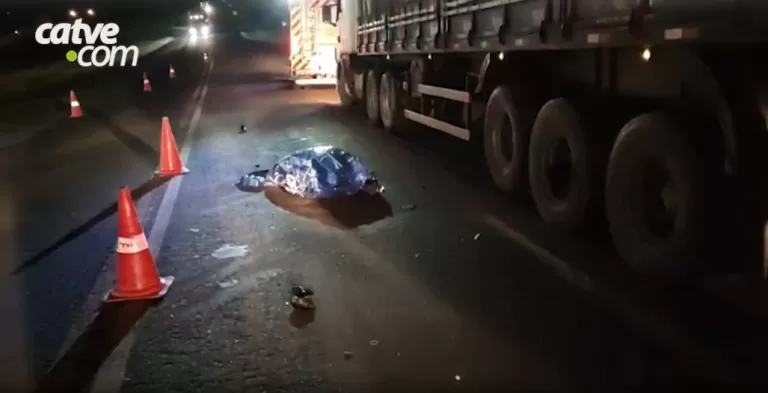 Motorista de caminhão morre atropelado na BR-163 no Paraná