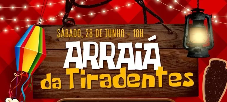 Arraiá da Tiradentes esquenta o inverno com delícias juninas no próximo sábado