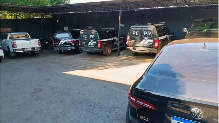Operação da Polícia Civil mira lavagem de dinheiro e apreende veículos de luxo em Toledo