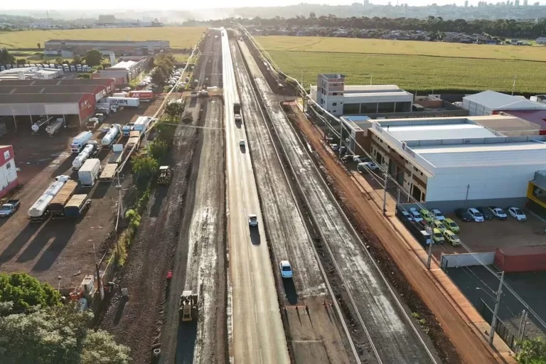 Duplicação de rodovia em Toledo chega a 57,32% de execução