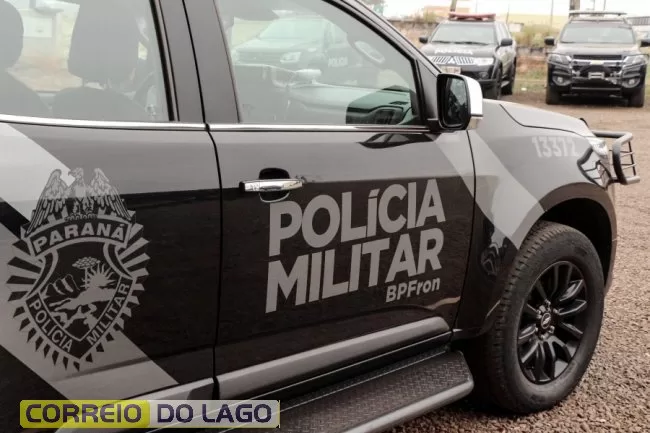 Menor sem CNH se envolve em acidente com viatura do BPFron em Guaíra