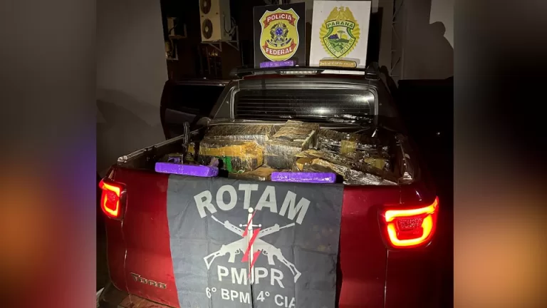 Três pessoas são detidas com mais de meia tonelada de maconha no Universitário