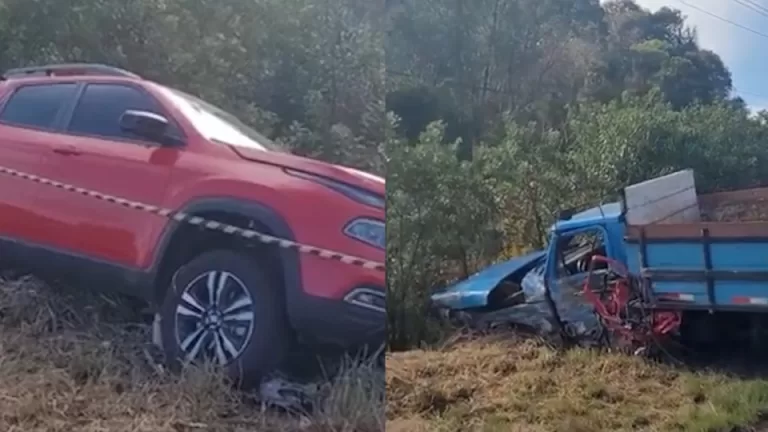 Caminhoneiro morre em gravíssimo acidente