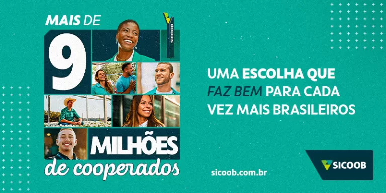 Sicoob ultrapassa 9 milhões de cooperados com solidez e impacto social