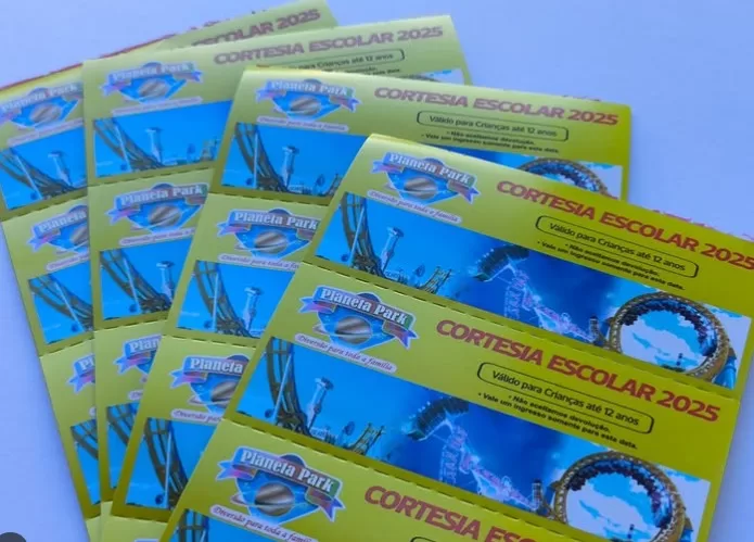 Alunos rondonenses da rede pública municipal receberão ingressos cortesia para o parque de diversões após o recesso escolar