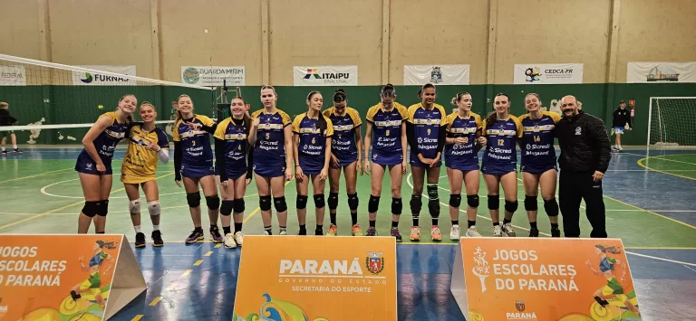 Voleibol do Martin Luther conquista o ouro nos Jogos Escolares do Paraná