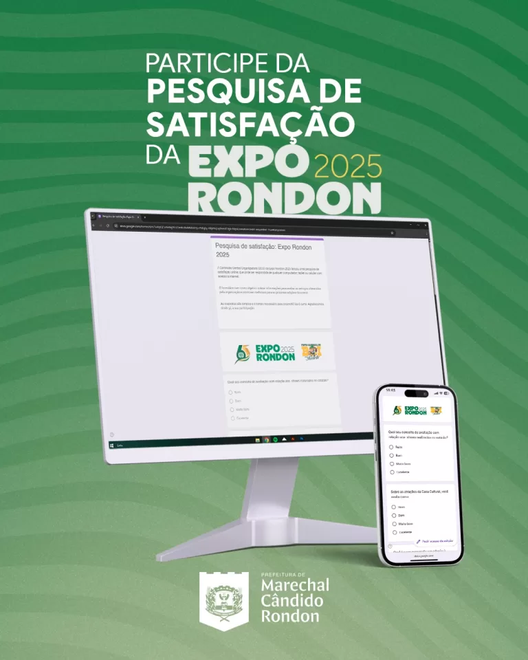 CCO convida participantes da Expo Rondon 2025 a responderem pesquisa de satisfação