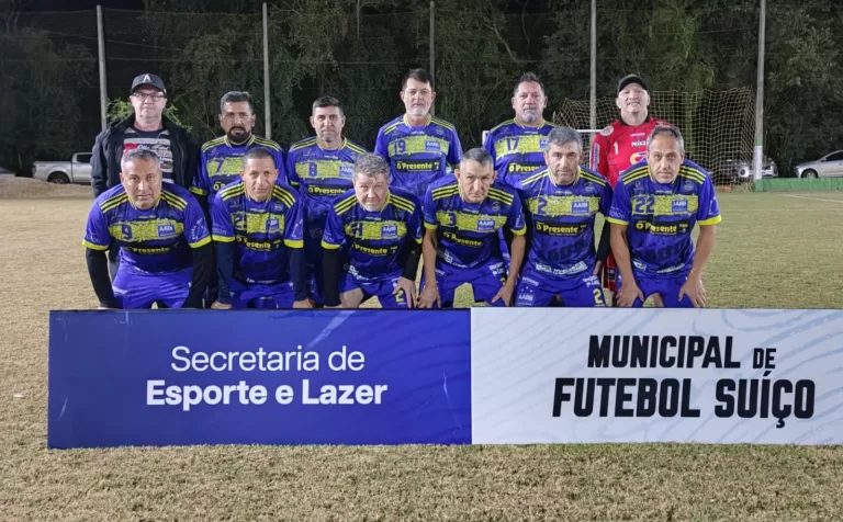 Municipal de Futebol Suíço Máster terá rodada dupla nesta segunda-feira