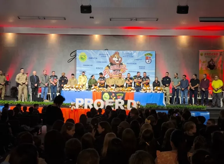 Realizada nova formatura do Proerd em Marechal Rondon