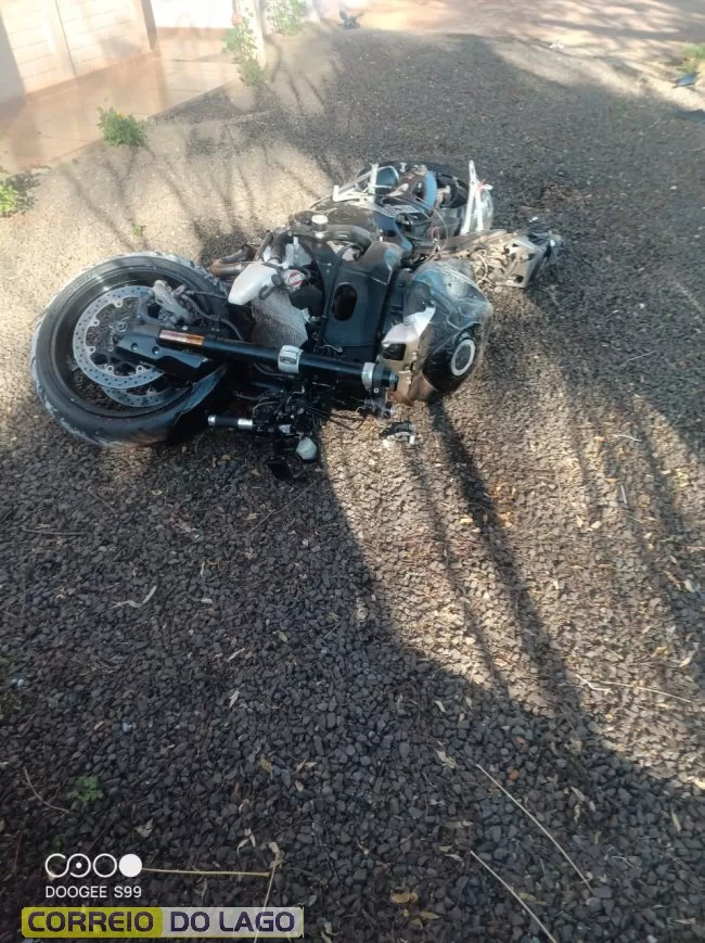 Motociclista morre em grave acidente em Entre Rios do Oeste