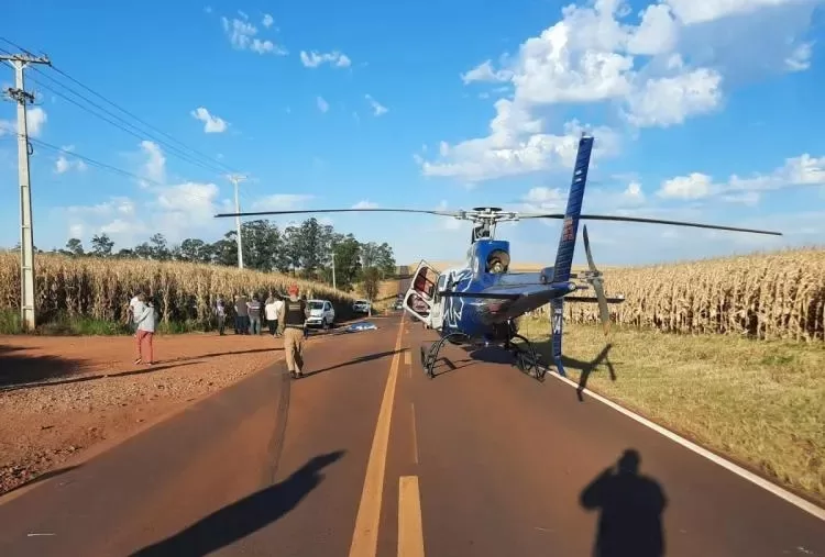 Dois acidentes são registrados na PR-488 e deixam um morto e feridos