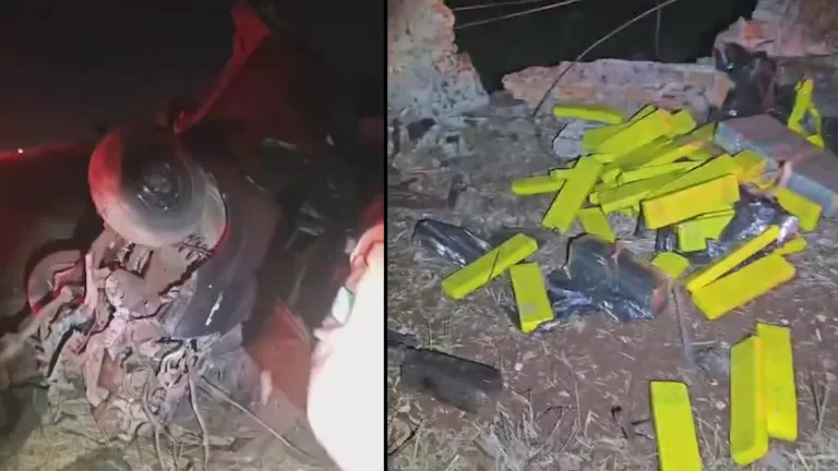 Carro carregado com drogas capota em fuga da PM 