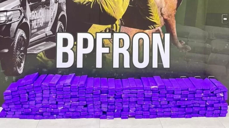 Com carro carregado de droga que saiu de Mercedes, adolescente é apreendido após fuga na PR-479