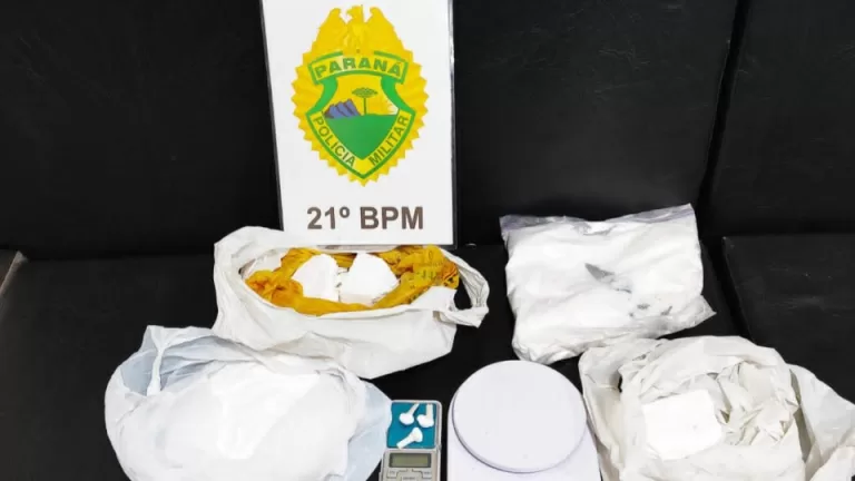 Laboratório de fabricação de cocaína é fechado pela Polícia Militar em Francisco Beltrão