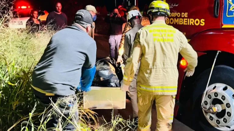 Corpo é encontrado amarrado e coberto com cal em loteamento de Foz do Iguaçu