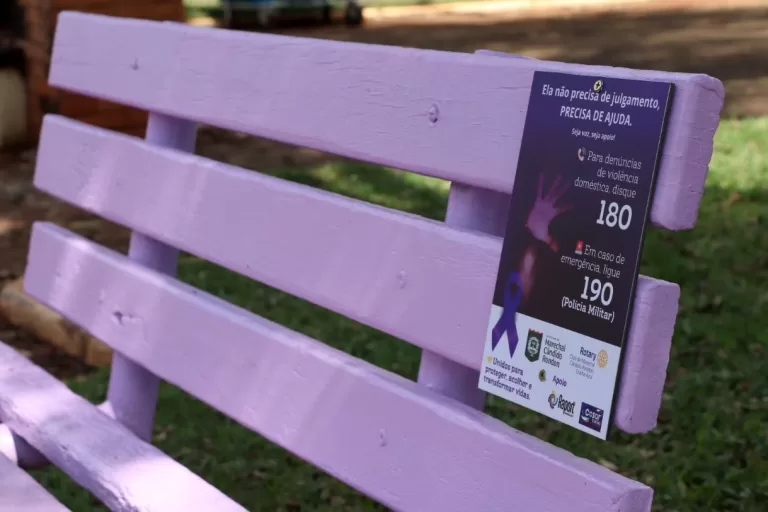 Projeto “Banco Lilás” dá visibilidade à conscientização e ao combate à violência contra mulher