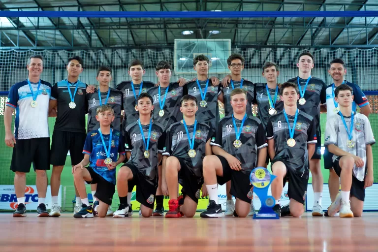 Quatro Pontes conquista título no masculino e vice no feminino na 3ª etapa da Copa Lindeiros de Voleibol Sub-16