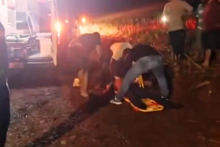 Caminhoneiro morre após ser atropelado em frente a empresa em Maripá