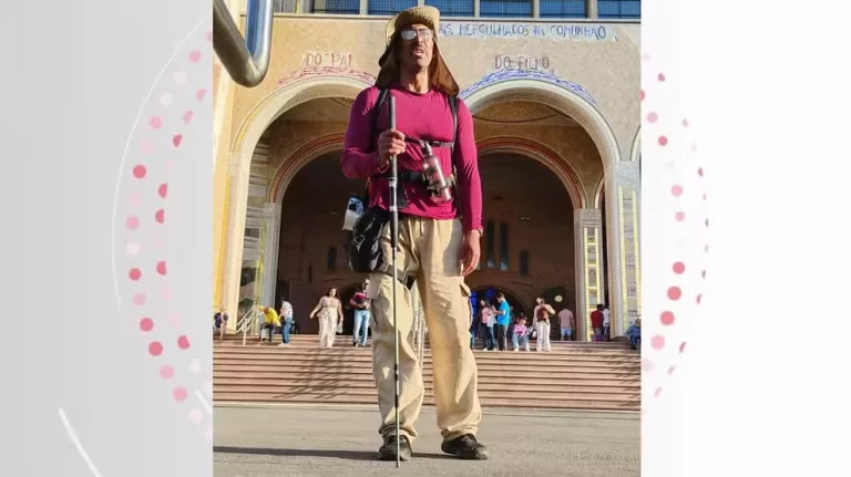 Paranaense caminha mais de mil quilômetros por 20 dias para conhecer Santuário de Aparecida