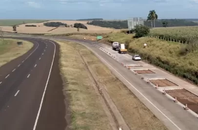 EPR Iguaçu avança na recuperação da BR-163; 600 placas de concreto serão substituídas