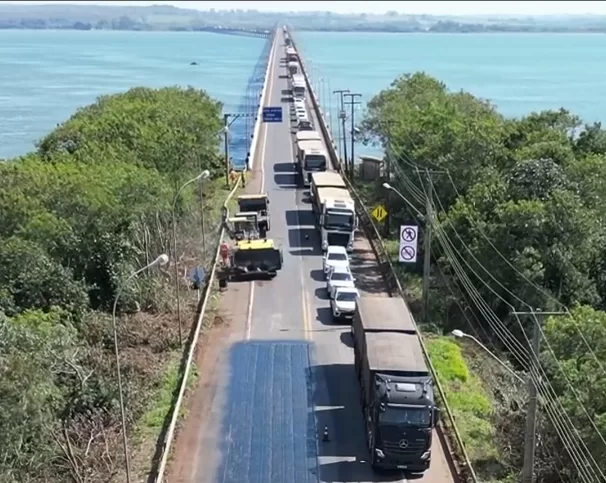 Obras na Ponte Ayrton Senna serão retomadas nesta quarta-feira em Guaíra