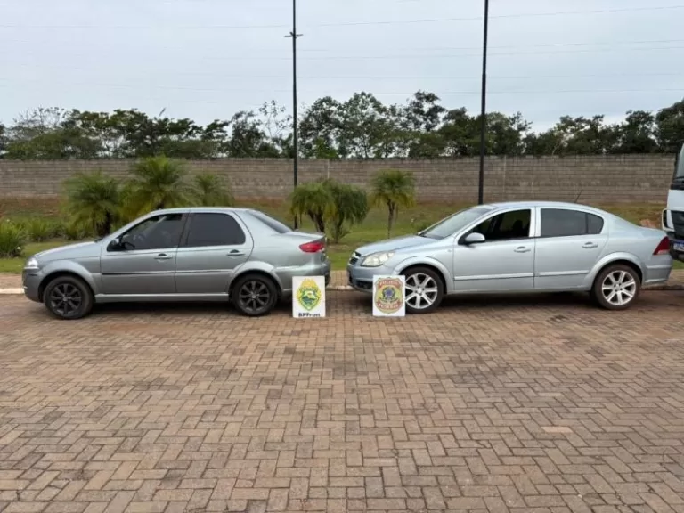 Polícia detém duas pessoas e apreende três veículos com cigarros em Terra Roxa