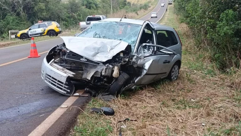 Acidente entre Toledo e Ouro Verde deixa uma pessoa morta