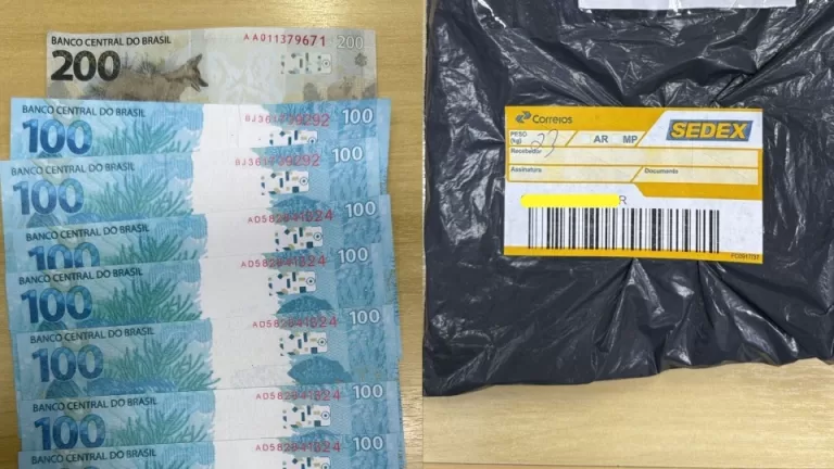 Polícia Federal apreende cédulas falsas enviadas pelos Correios