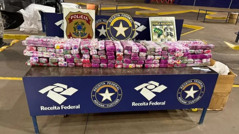 RF encontra 120 quilos de maconha em carro na Ponte da Amizade