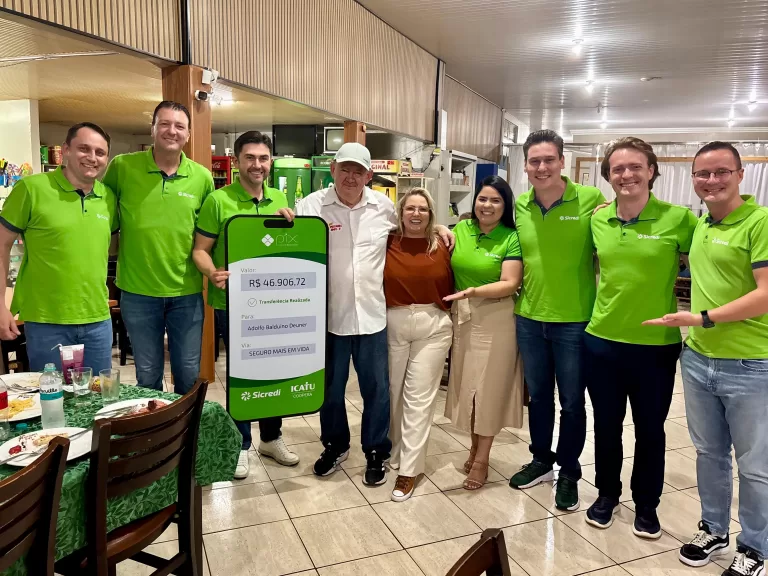 Associado do Sicredi em Marechal Rondon é premiado com R$ 46 mil no sorteio “Seguro Mais em Vida”