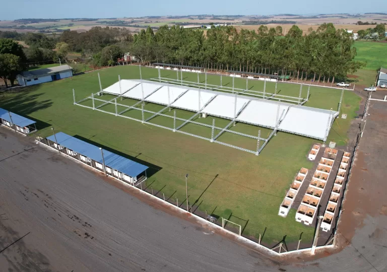 Começa a montagem da estrutura para a festa dos 33 anos de Mercedes